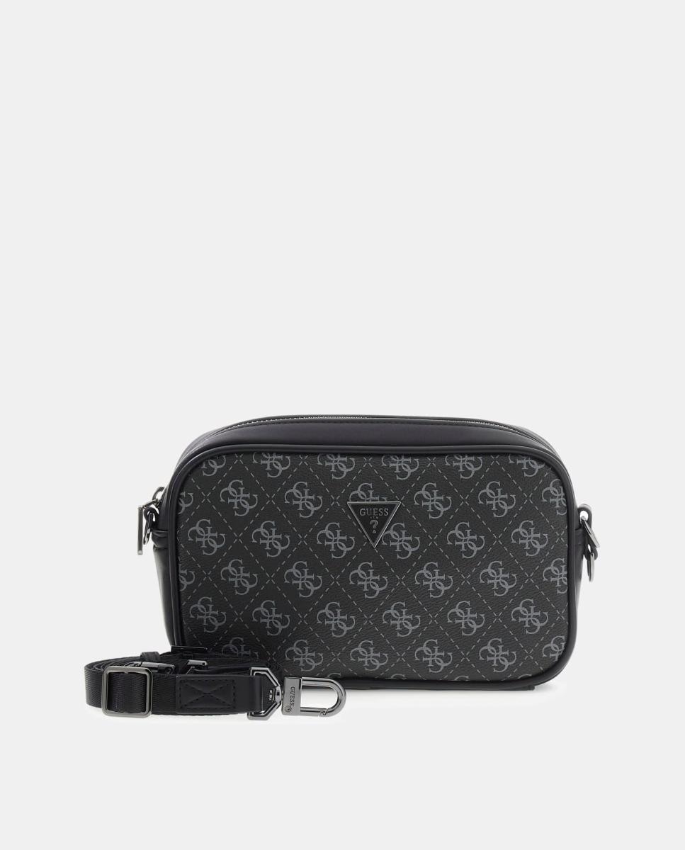 Imagem 0 de Mala a Tiracolo Tipo Camera Bag de Formato Horizontal com Compartimento Duplo