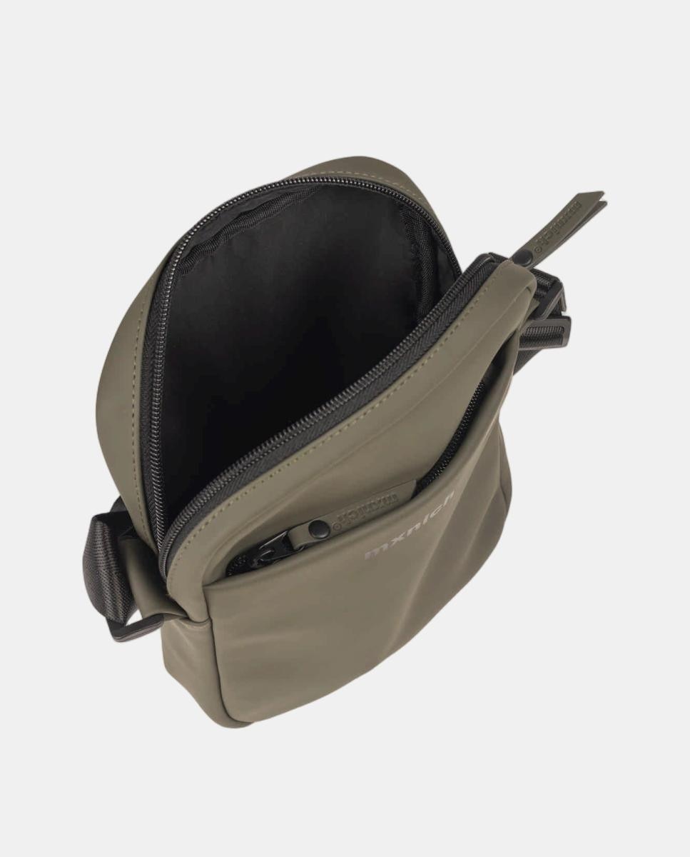 Imagen 4 de Bolso bandolera Hush Crossbody, negro y resistente, para hombre. - Munich - Kaki Kaki