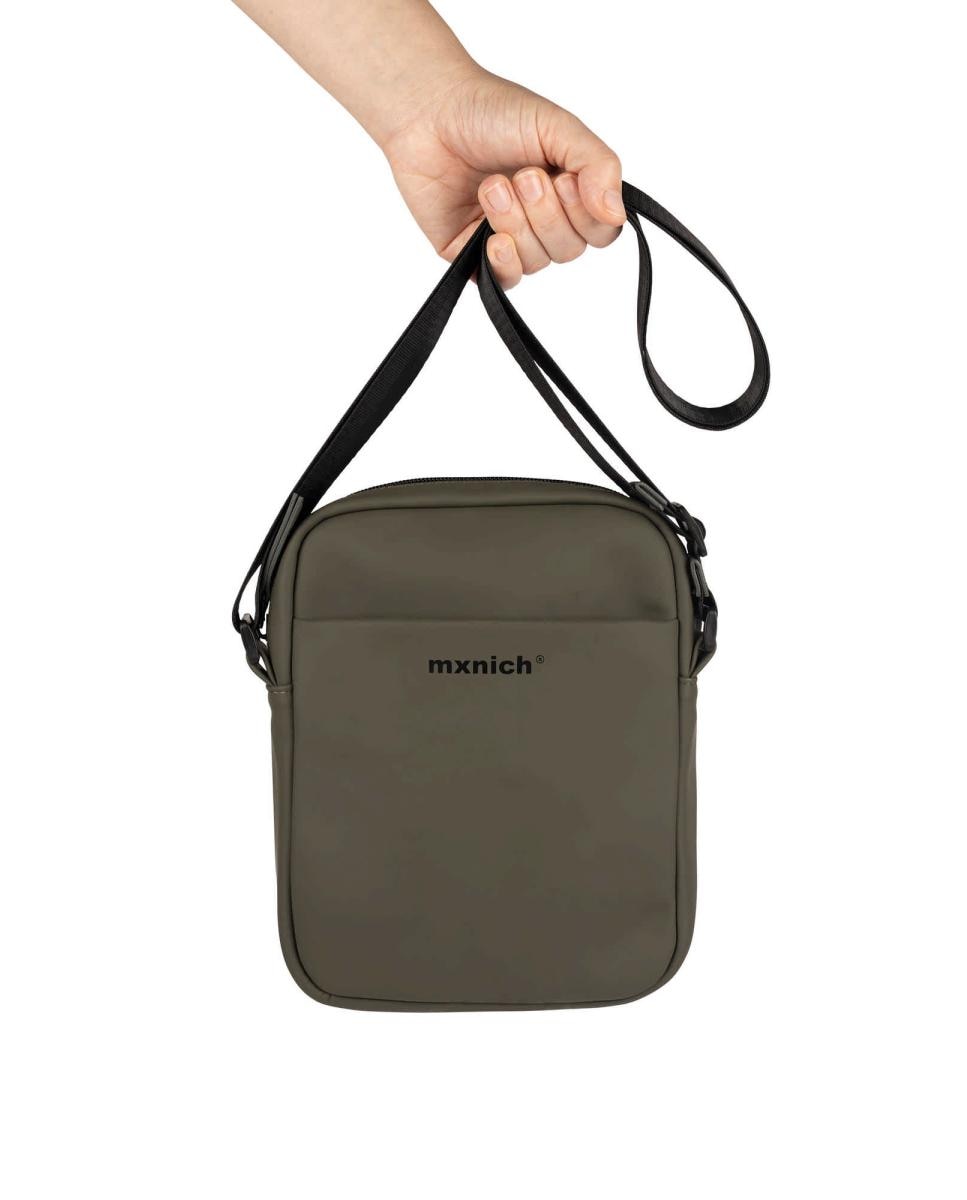 Imagen 5 de Bolso bandolera Hush Crossbody, negro y resistente, para hombre. - Munich - Kaki Kaki