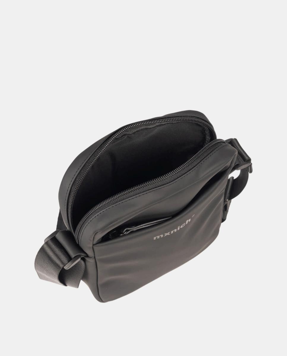 Imagen 4 de Bolso bandolera Hush Crossbody, resistente y negro, para hombre. - Munich - Negro Negro