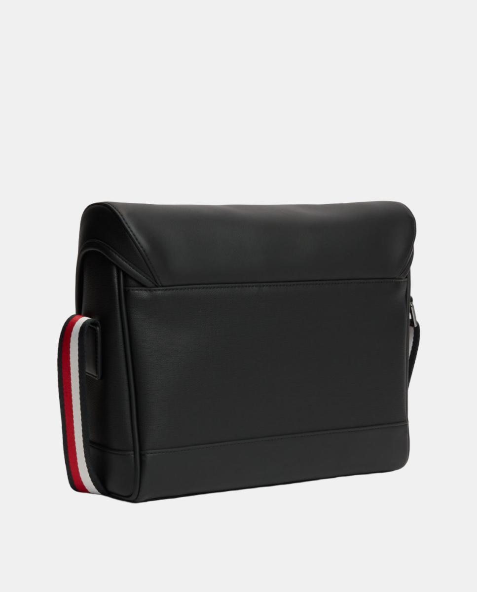 Bandolera grande en ecopiel de hombre - Tommy Hilfiger - Negro Negro-2