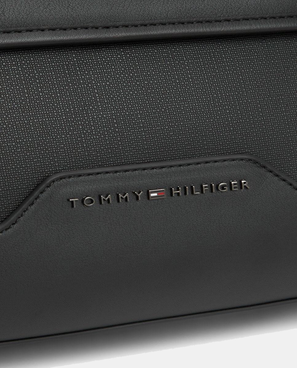 Bandolera grande en ecopiel de hombre - Tommy Hilfiger - Negro Negro-3