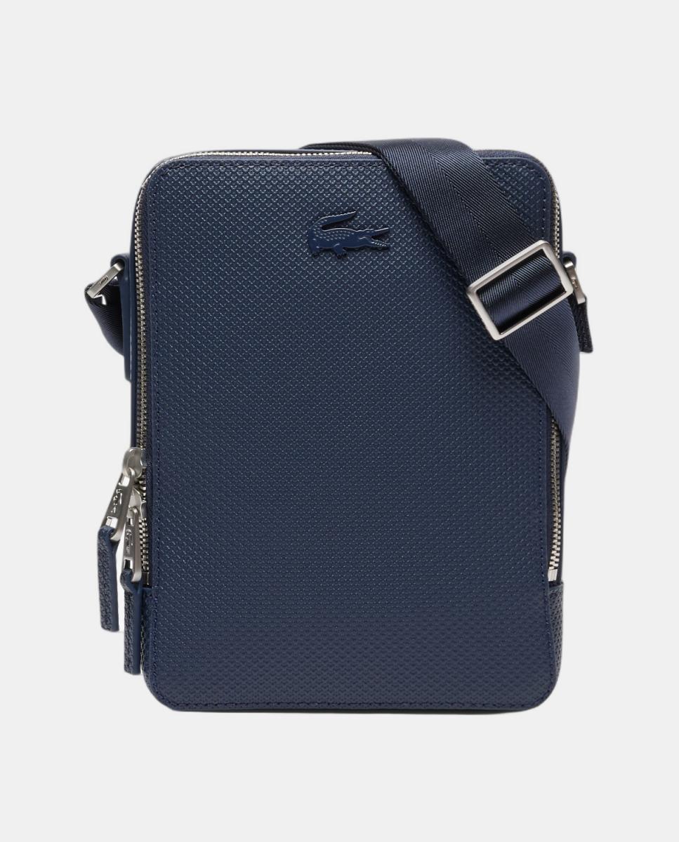 Imagem 0 de Mala de Ombro em Pele com Efeito Piqué