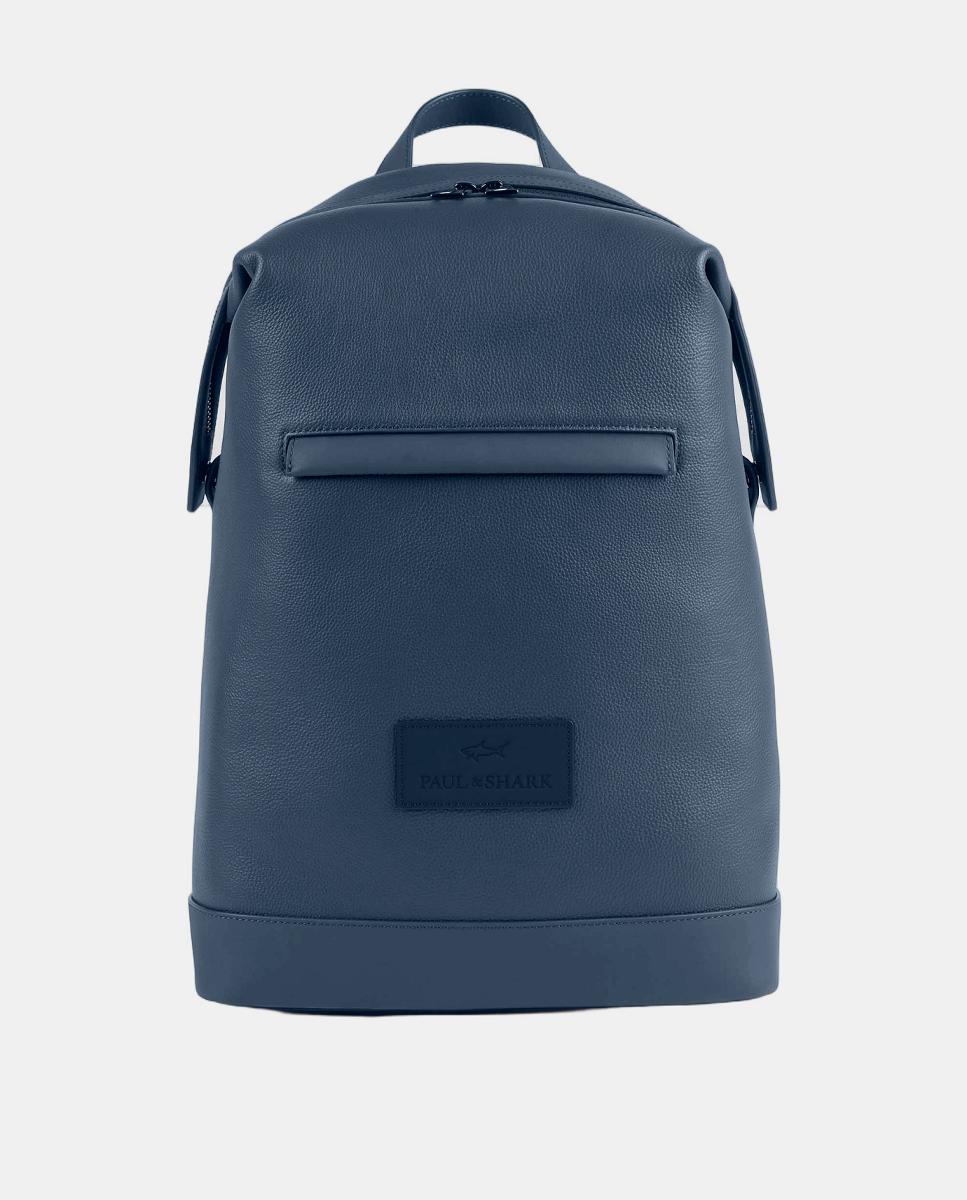 Imagem 0 de Mochila em Pele com Bolso à Frente