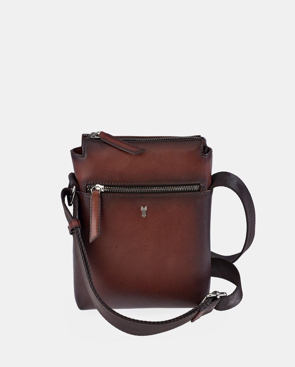 Bolso de cruzar YANKO de hombre en piel vegetal · Yanko · El Corte