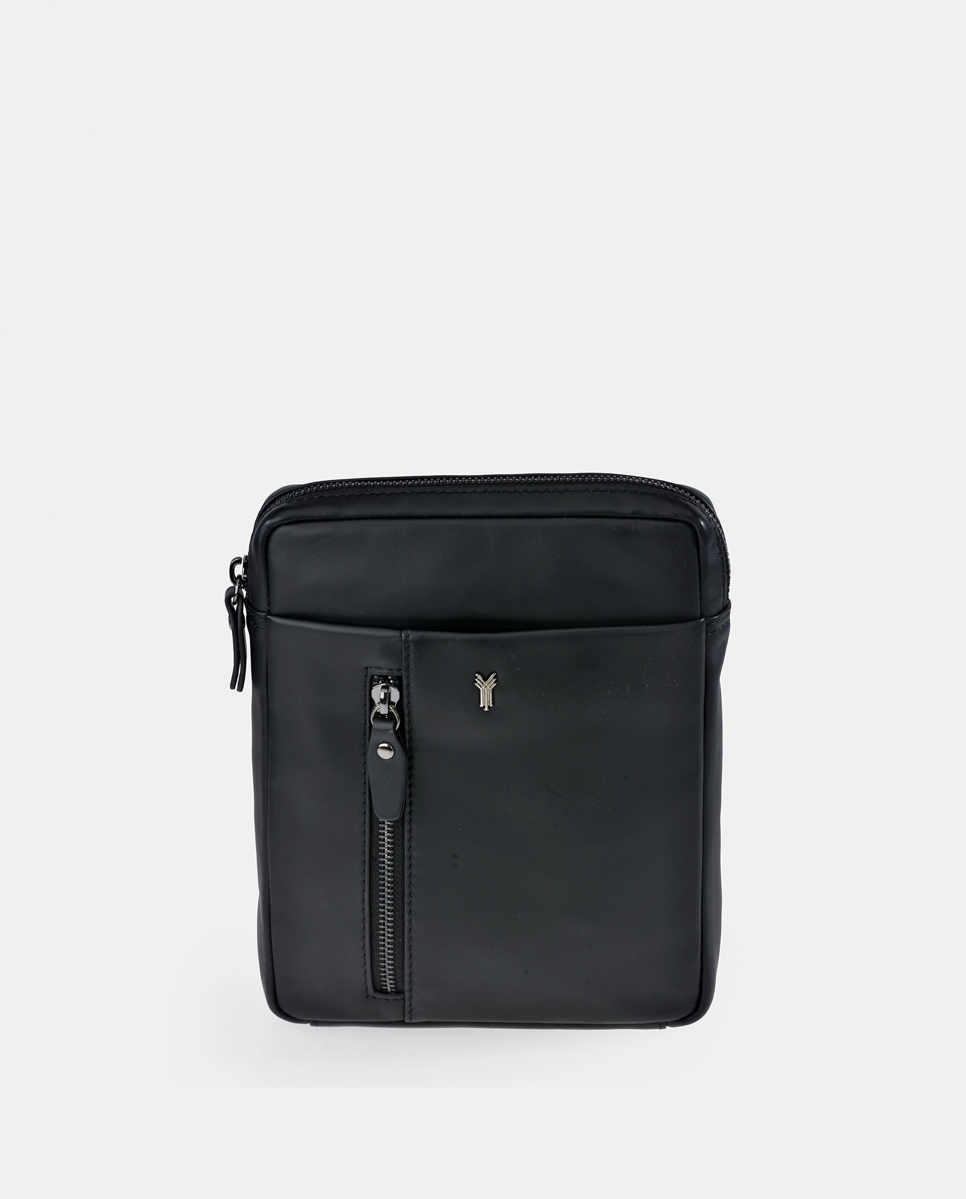 Mala Crossbody em Pele Tipo Napa Preto-1