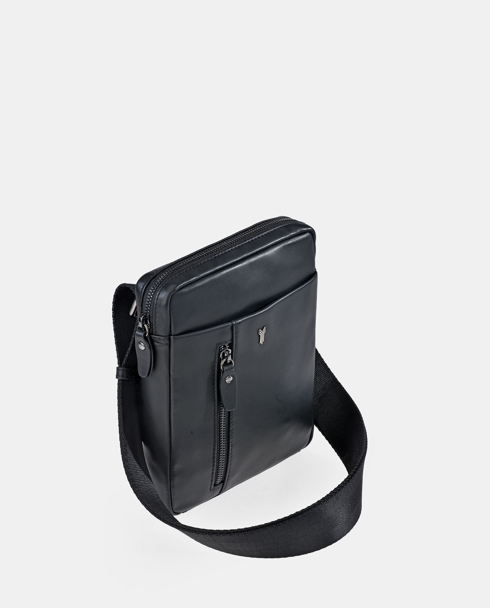 Mala Crossbody em Pele Tipo Napa Preto-2