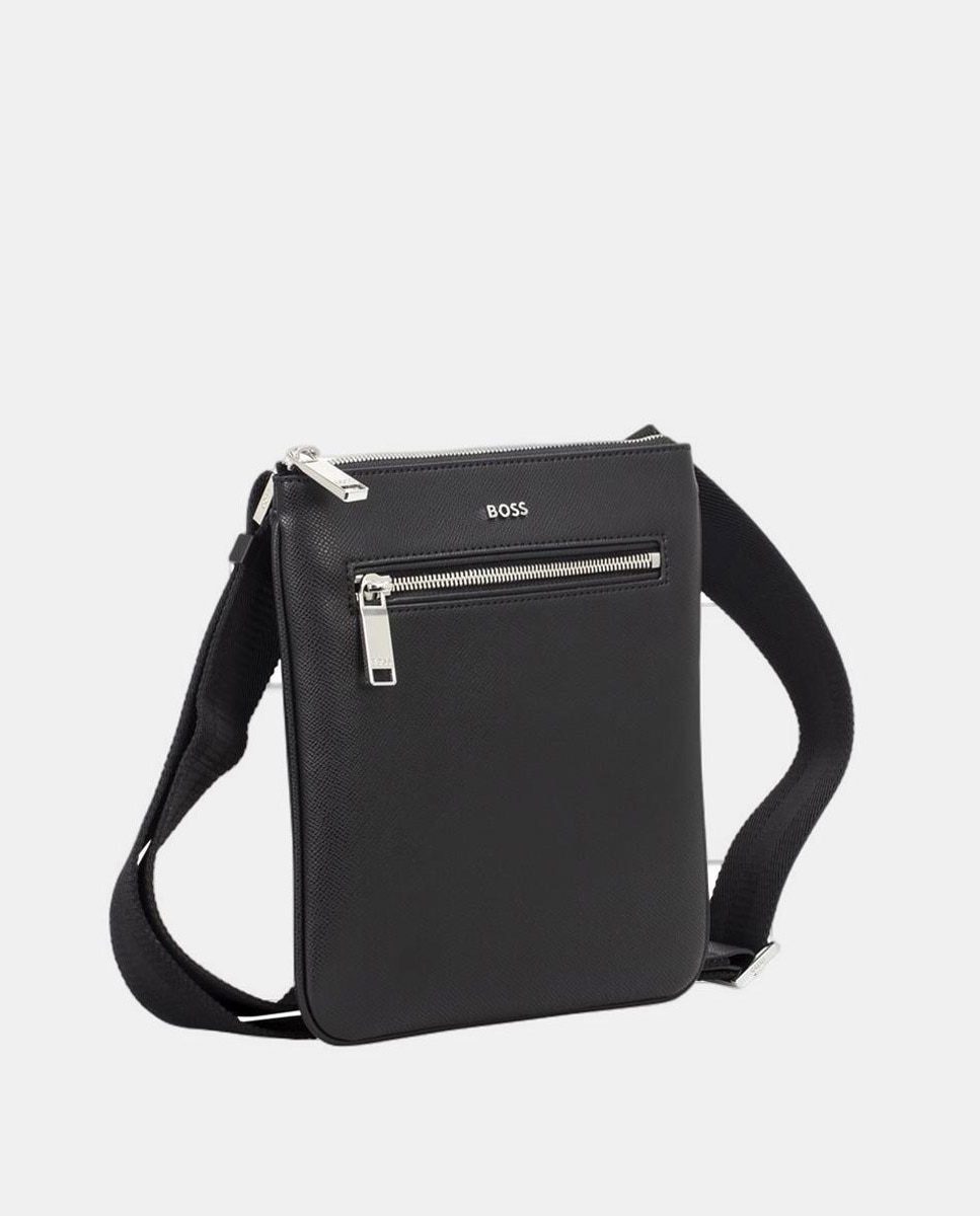 Mala a Tiracolo em Pele Preto-1