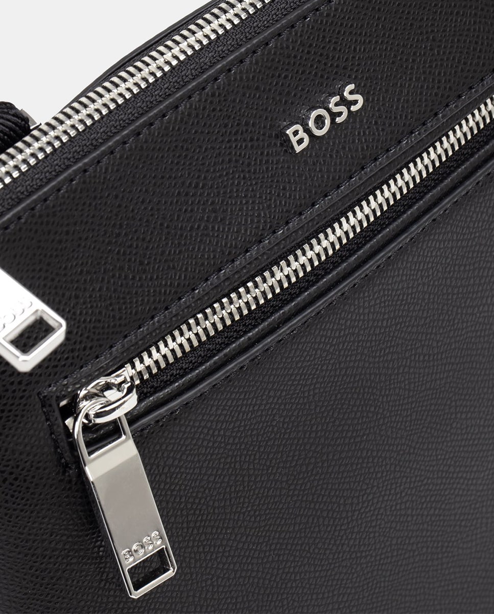 Mala a Tiracolo em Pele Preto-3