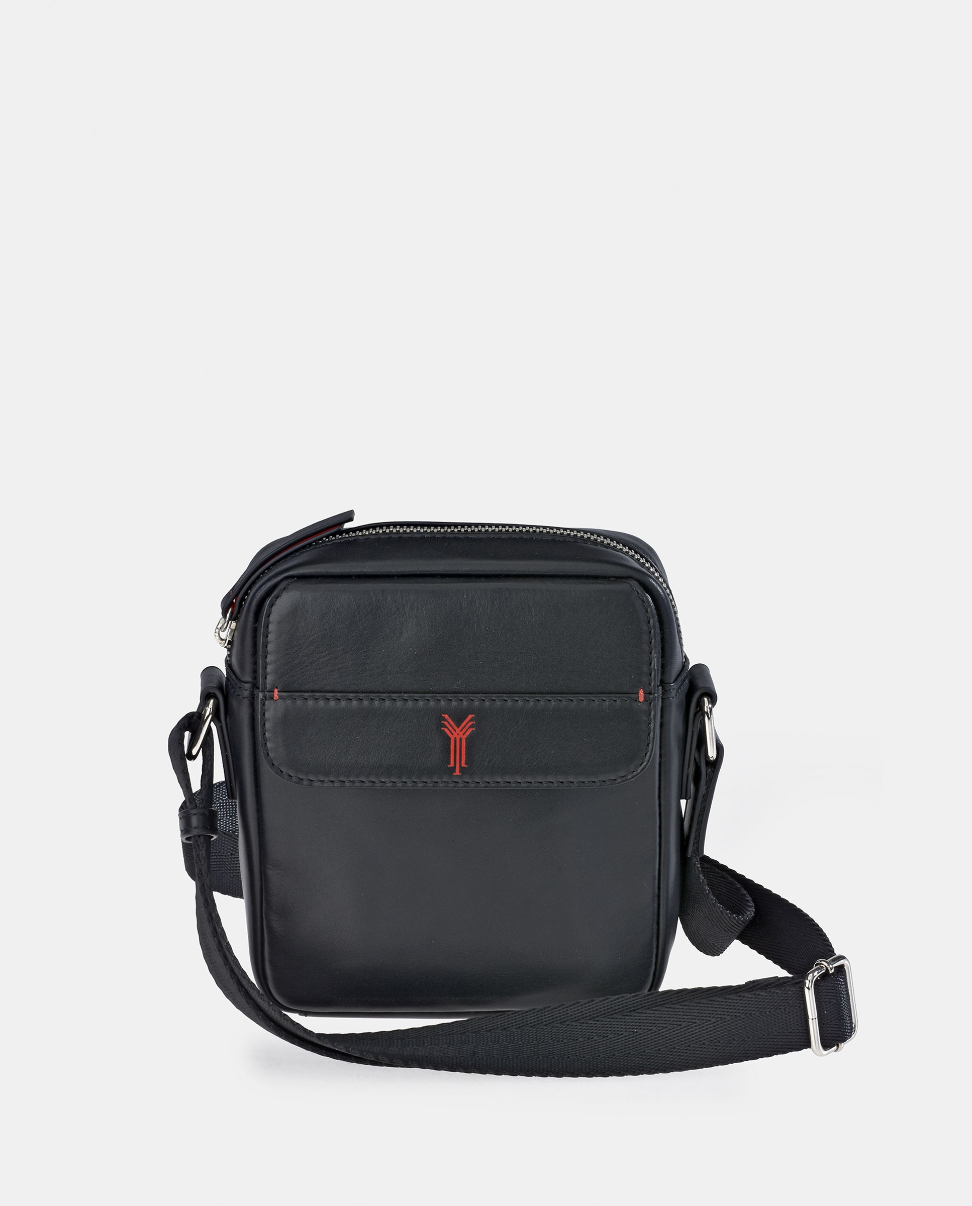 Imagem 0 de Mala Crossbody em Pele - Preto