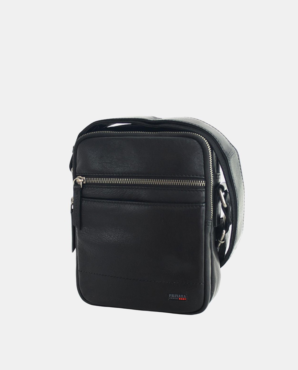 Imagen 2 de Bolso crossbody piel cuero - Privata - Negro Negro