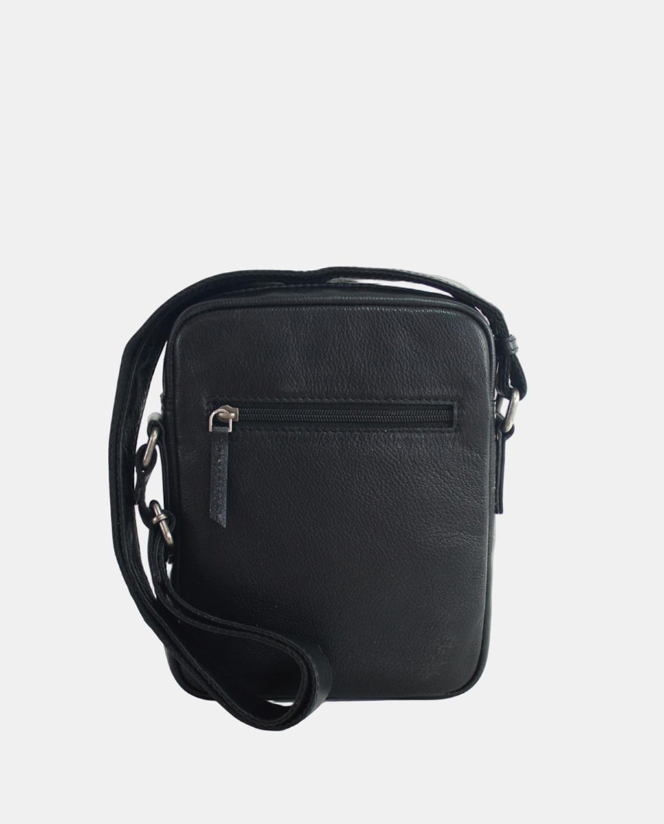 Imagen 3 de Bolso crossbody piel cuero - Privata - Negro Negro