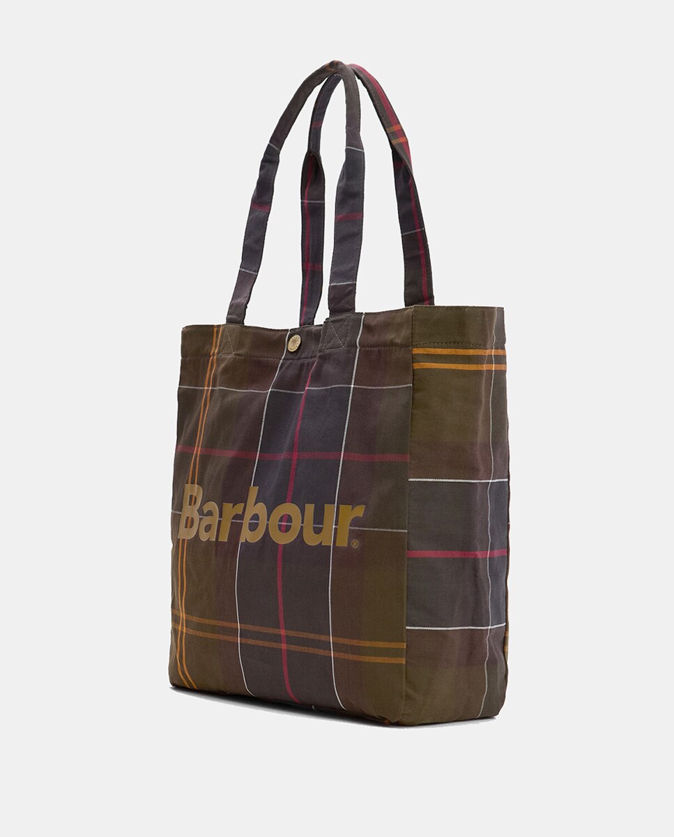 Totebag de hombre estampado clasico barrbour - Barbour - Verde Verde-3