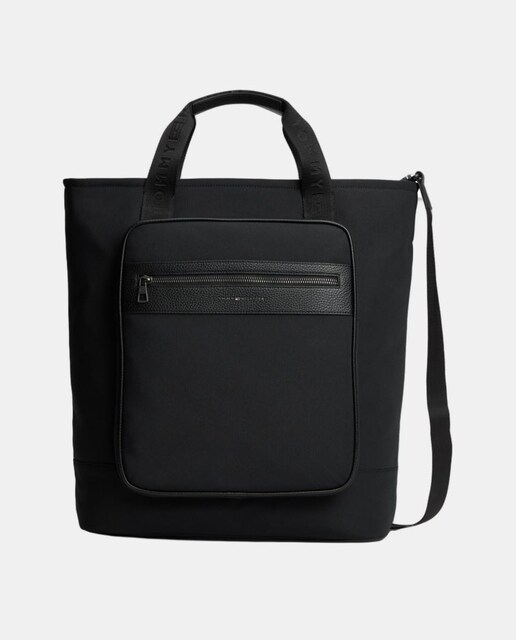 Bolso estilo tote de hombre.