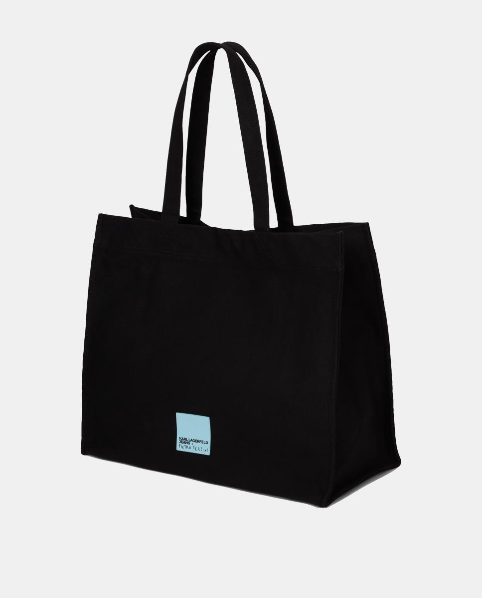 Mala Shopper Ampla Diária Preto-2
