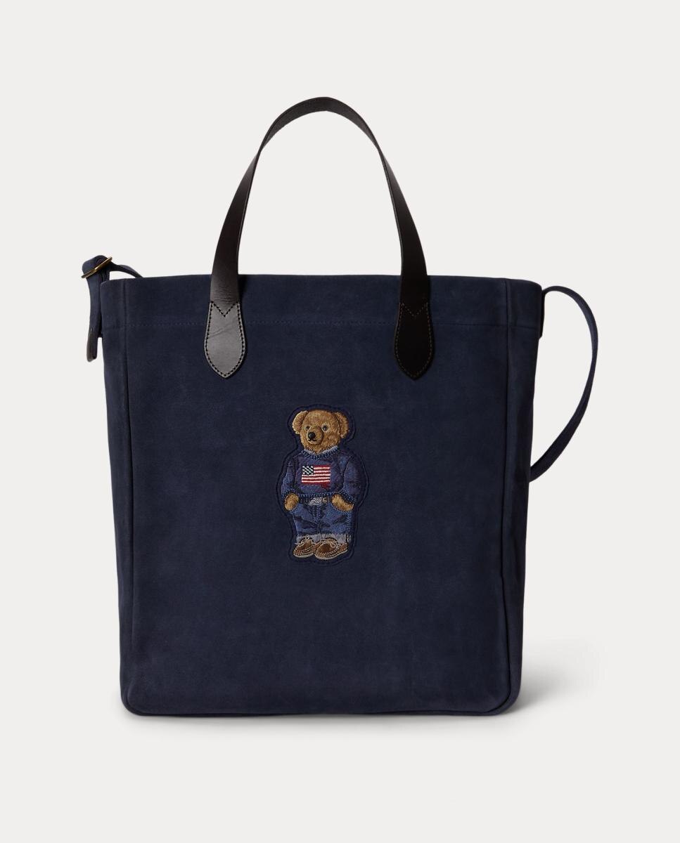 Imagem 0 de Mala Tipo Tote de Lona Fina com Polo Bear