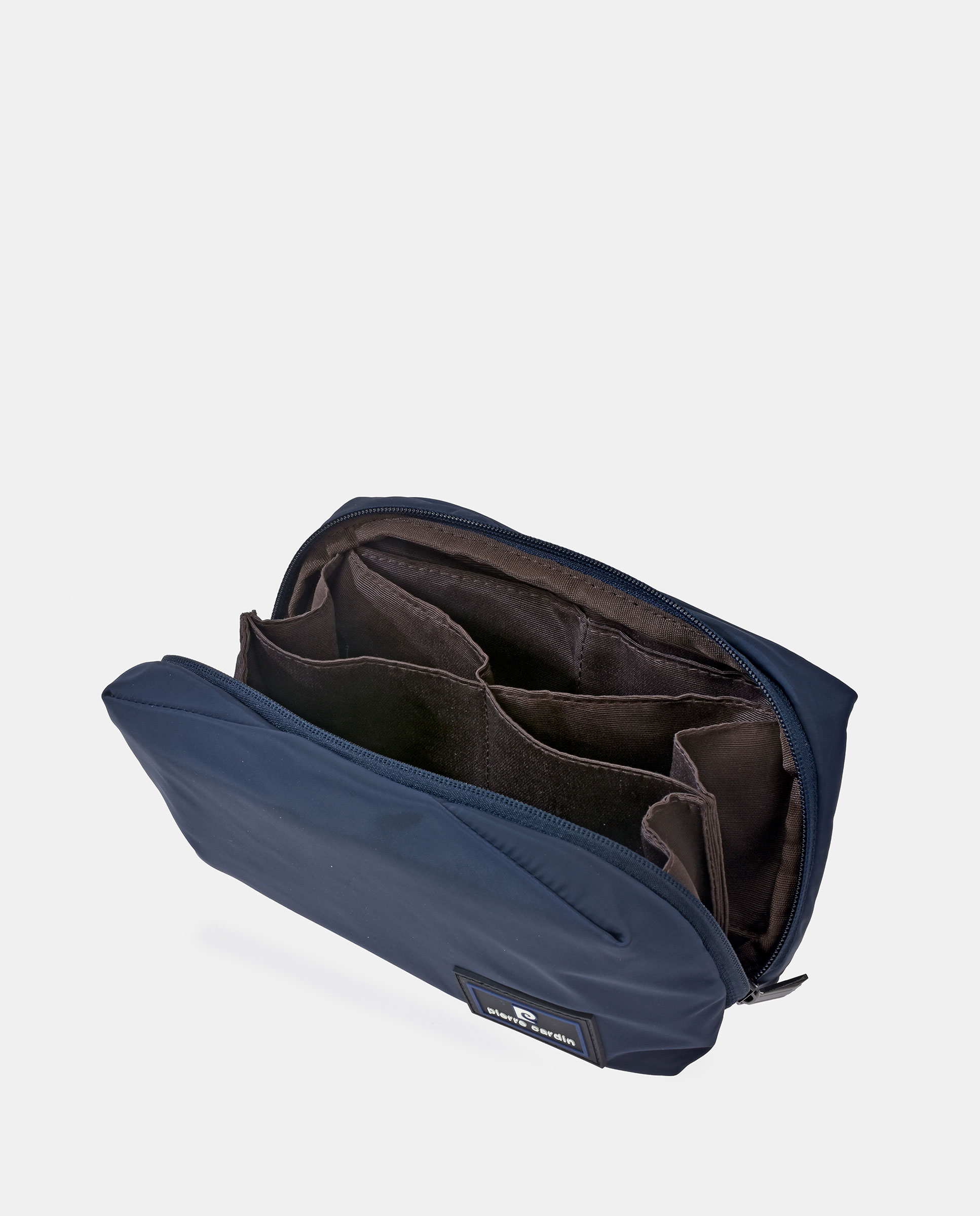 Nécessaire Unissexo em Nylon com Fecho de Correr Azul-marinho-3