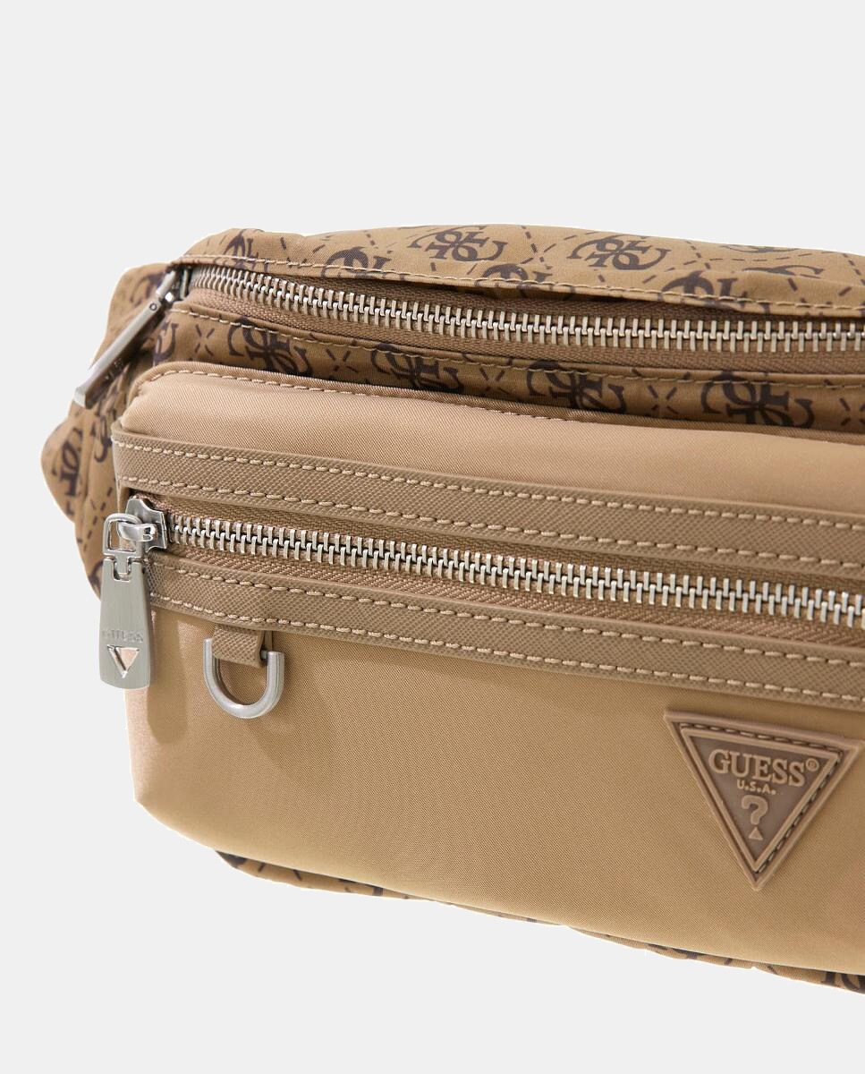 Bolsa de Cintura Berlim Castanho-4