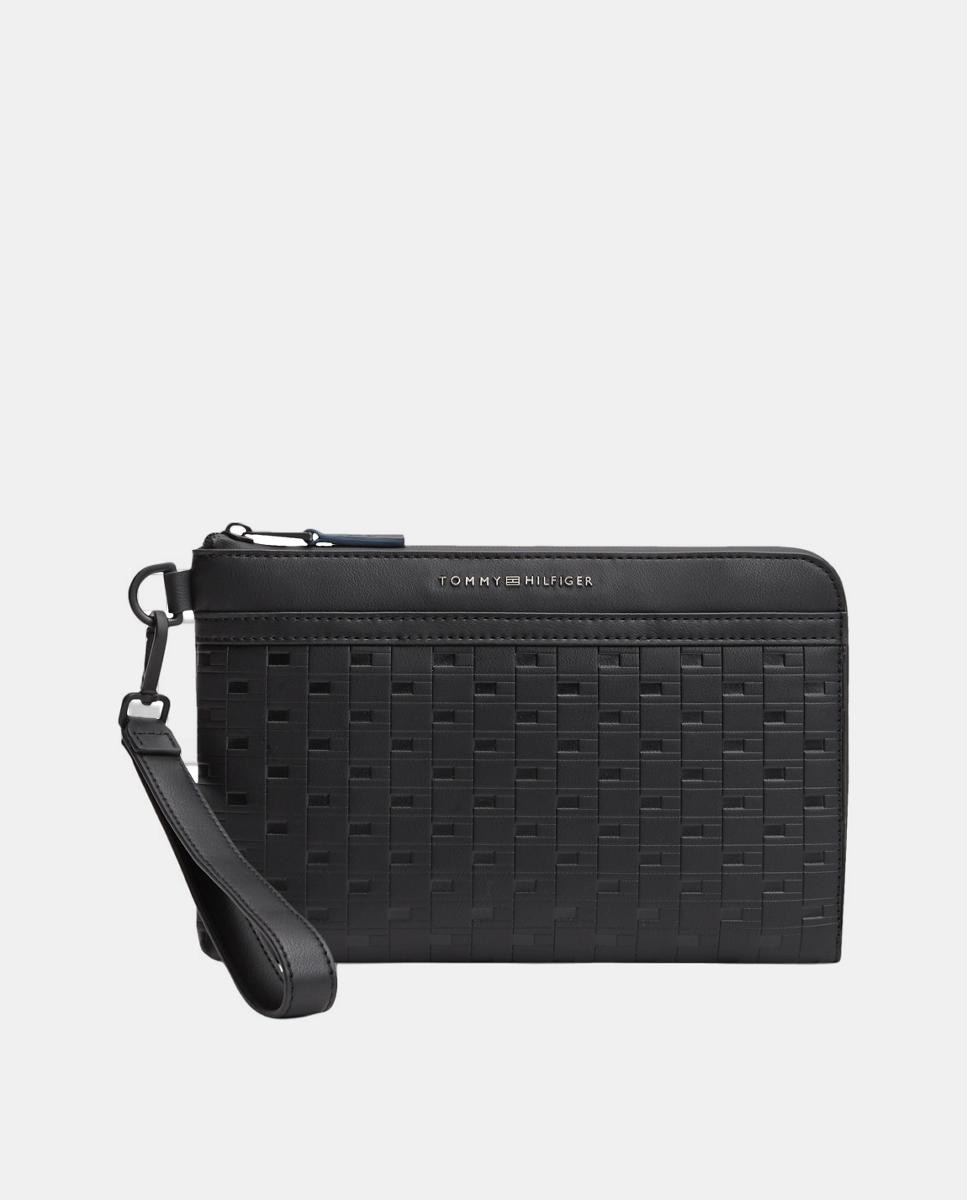 Mala Pouch em Ecopele com Logótipo Preto-1