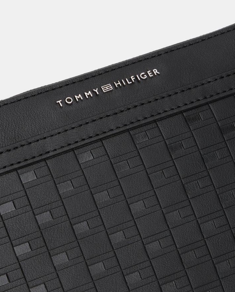 Mala Pouch em Ecopele com Logótipo Preto-2