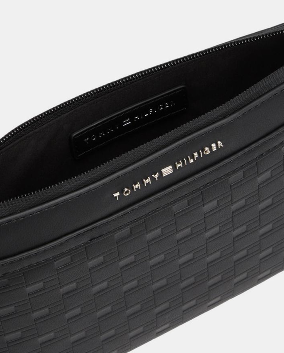 Mala Pouch em Ecopele com Logótipo Preto-3