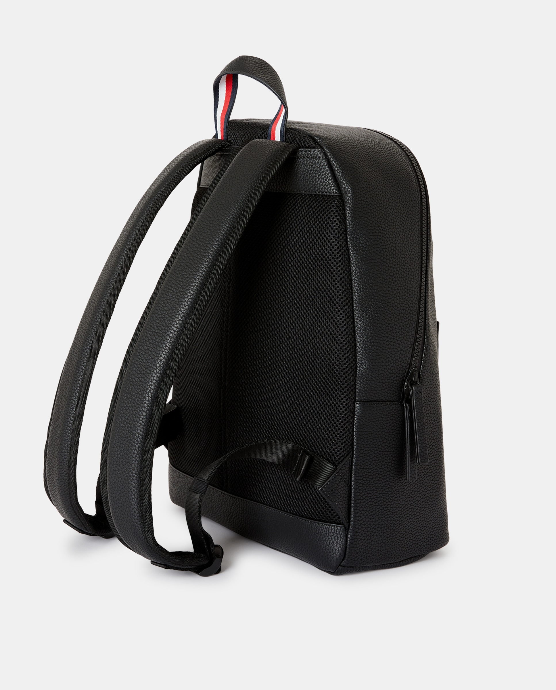 Mochila com Bolso à Frente e Logótipo - Preto Preto-2