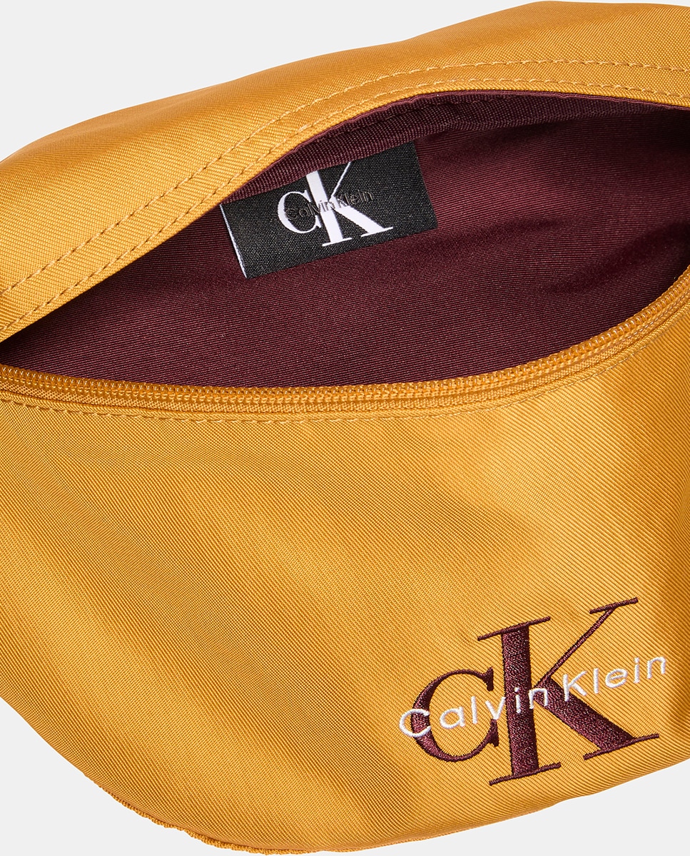 Bolsa de Cintura com Logótipo Bordado Amarelo-3