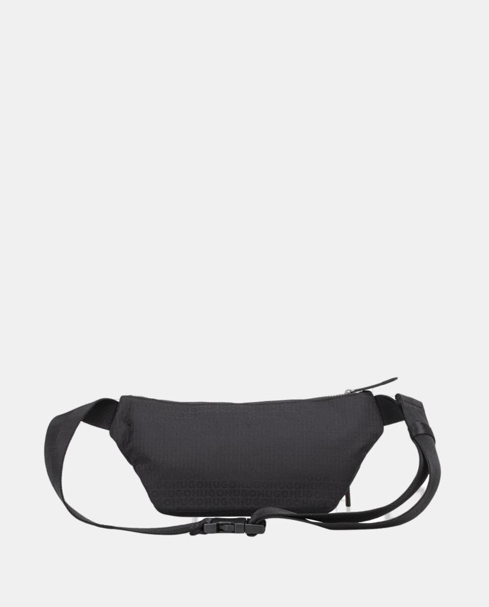 Bolsa de Cintura de Nylon Preto-2