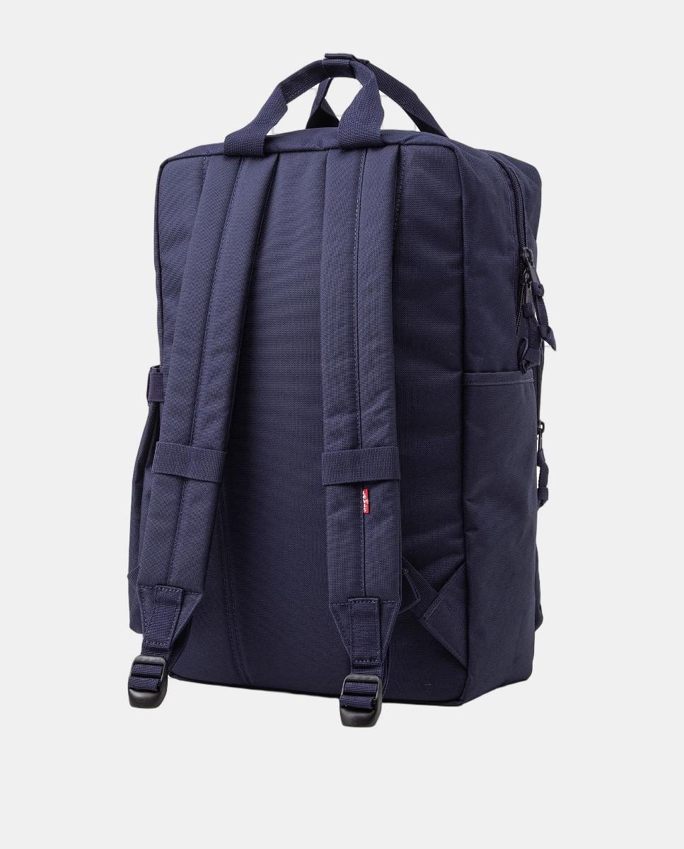 Mochila Grande com Fecho de Correr - Azul-Marinho Azul-marinho-3