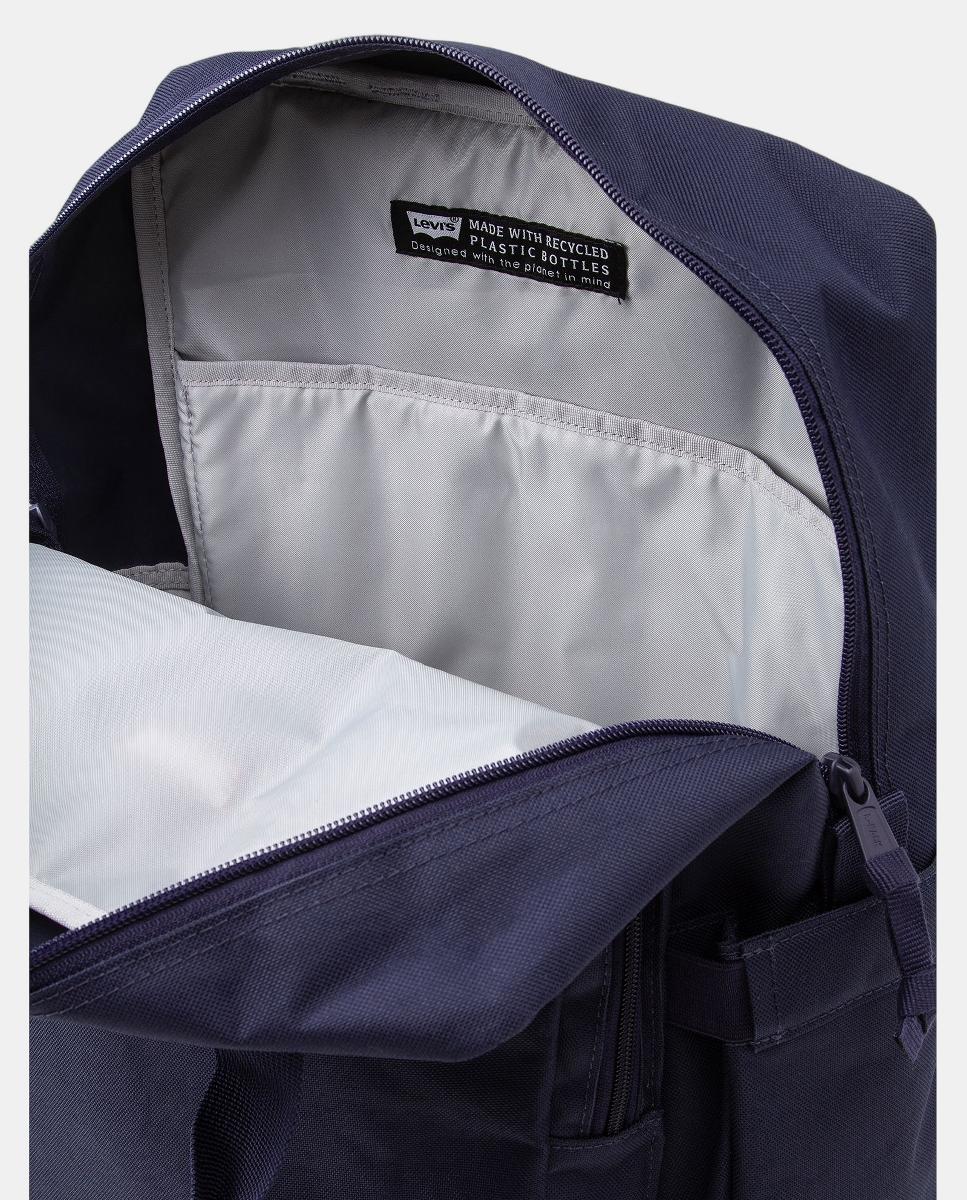 Mochila Grande com Fecho de Correr - Azul-Marinho Azul-marinho-4