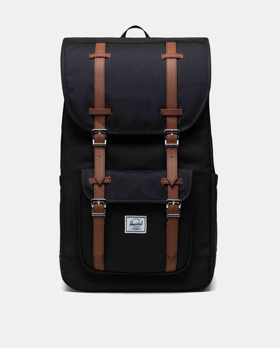 Imagem 0 de Mochila Little America com Aba e Espaço para Portátil - Preto