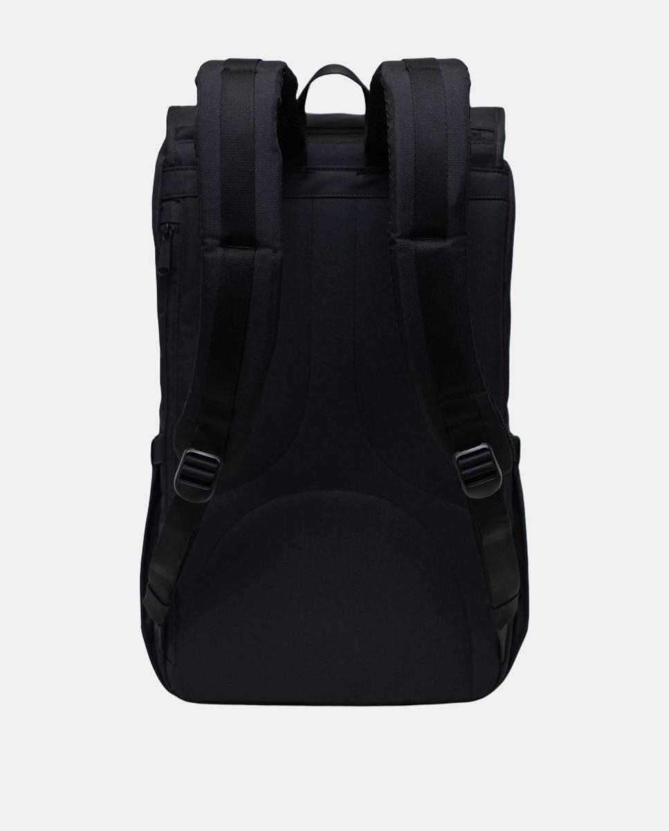 Mochila Little America com Aba e Espaço para Portátil - Preto Preto-5