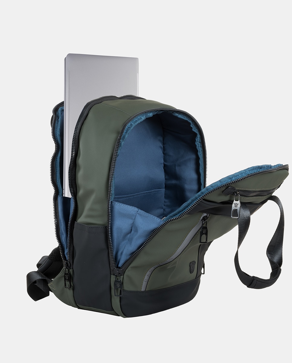 Mochila de homem Caqui-2