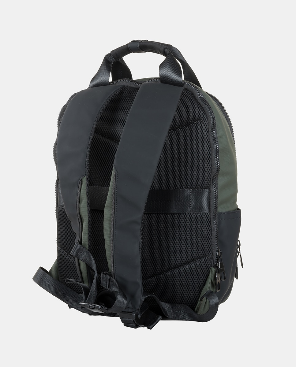 Mochila de homem Caqui-3