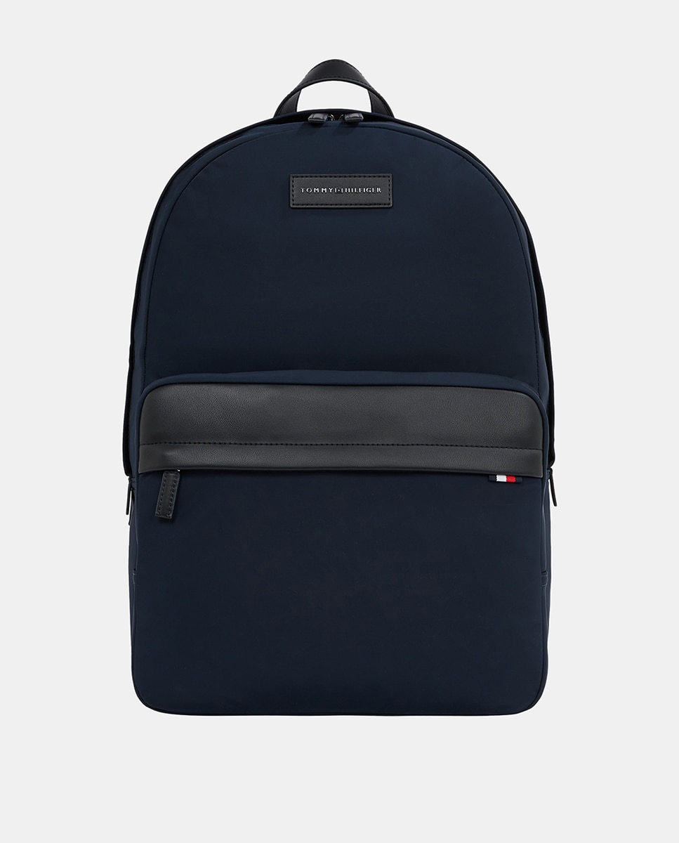 Imagem 0 de Mochila de Poliéster Reciclado com Desenho de Logótipo à Frente