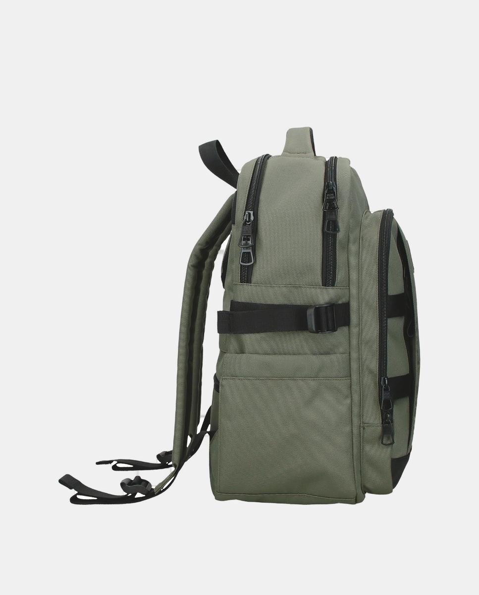 Mochila Porta-Computador de 15,6" Matlock de Dois Compartimentos Adaptável Caqui-2