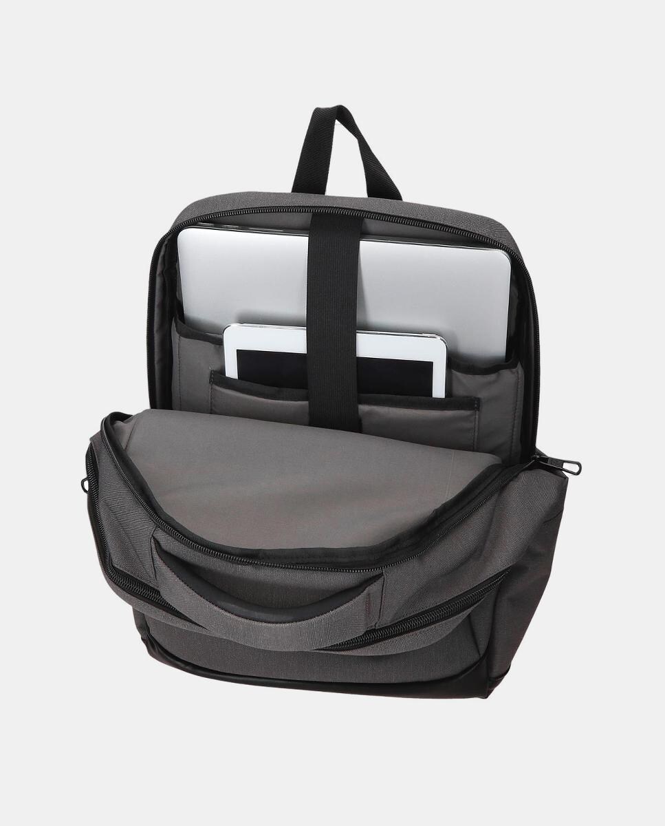 Mochila Adaptável de Dois Compartimentos Porta-Computador de 15,6" e Tablet Durham Cinzento-escuro-4