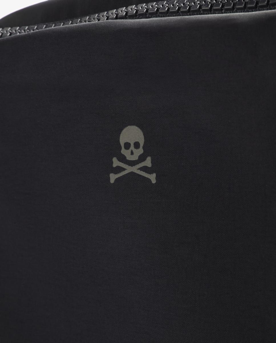 Mochila Básica com Caveira à Frente Preto-5