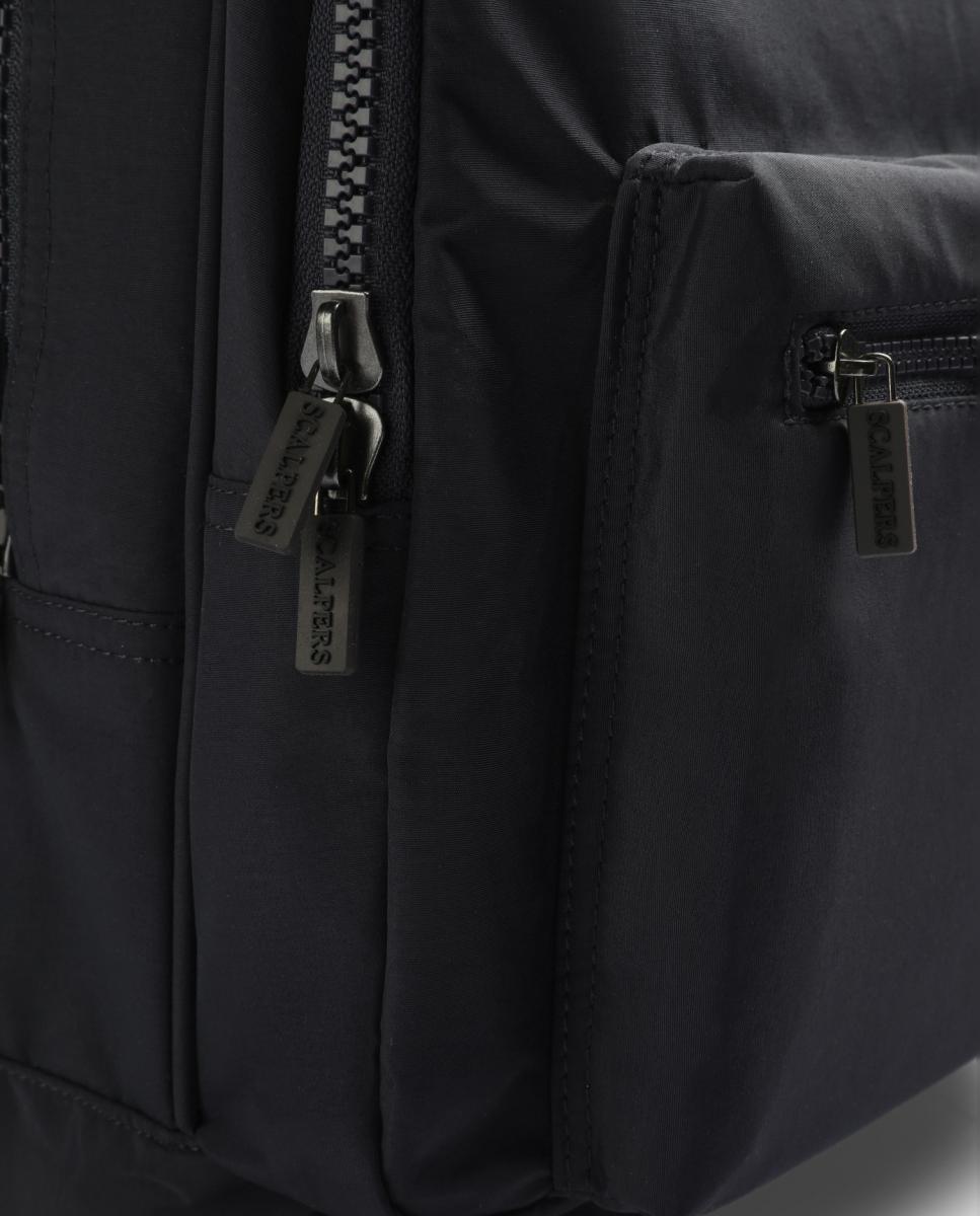 Mochila Básica com Caveira à Frente Preto-6