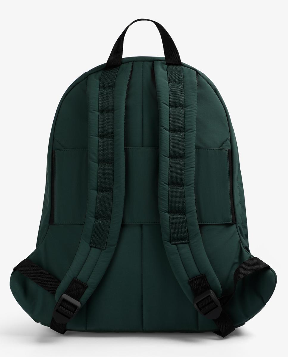 Mochila com Caveira à Frente Verde-escuro-2