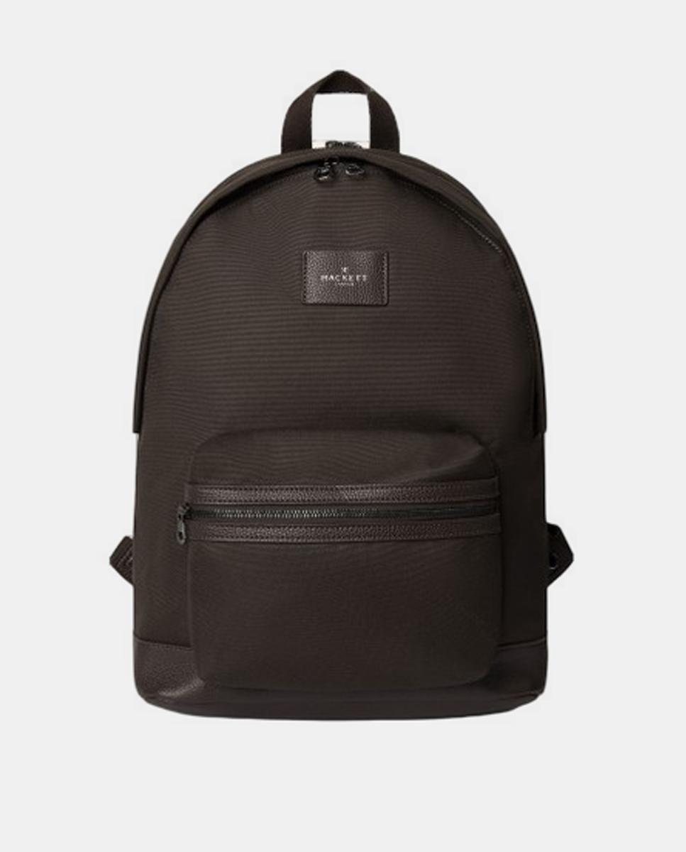 Imagem 0 de Mochila com Logótipo, Detalhes em Pele e Bolso à Frente