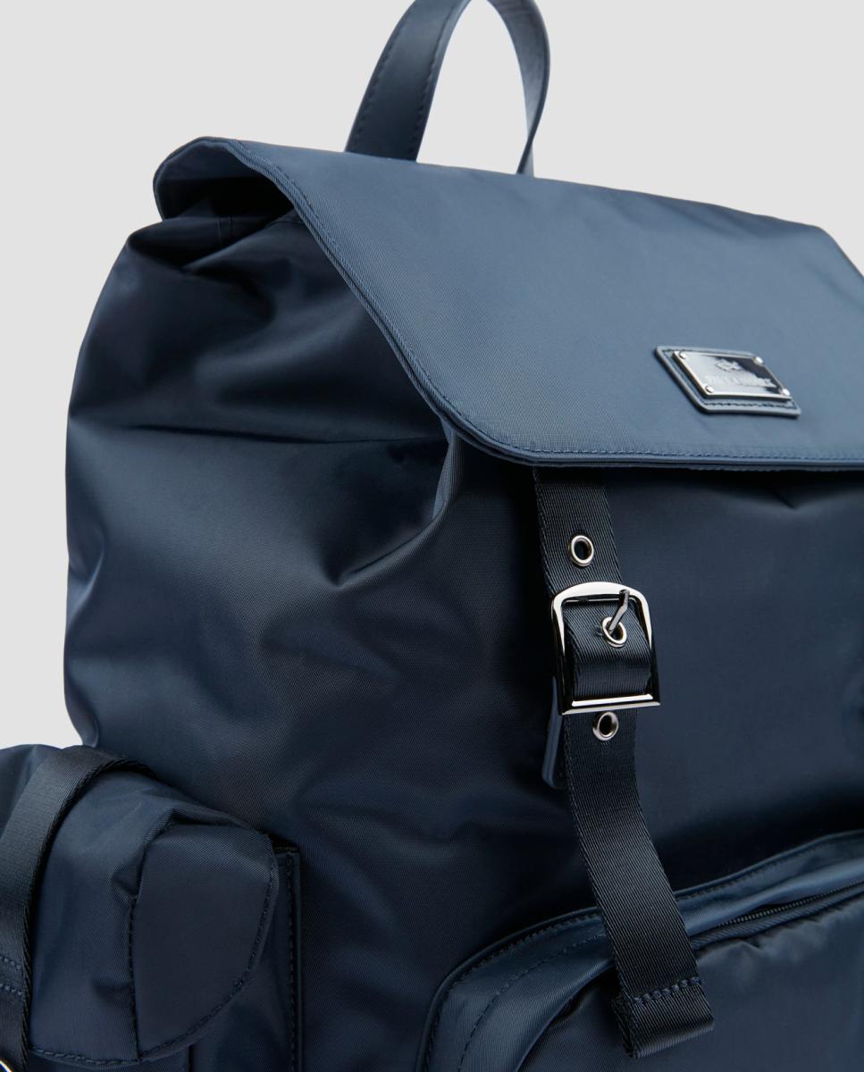 Mochila de Nylon Azul-marinho-3