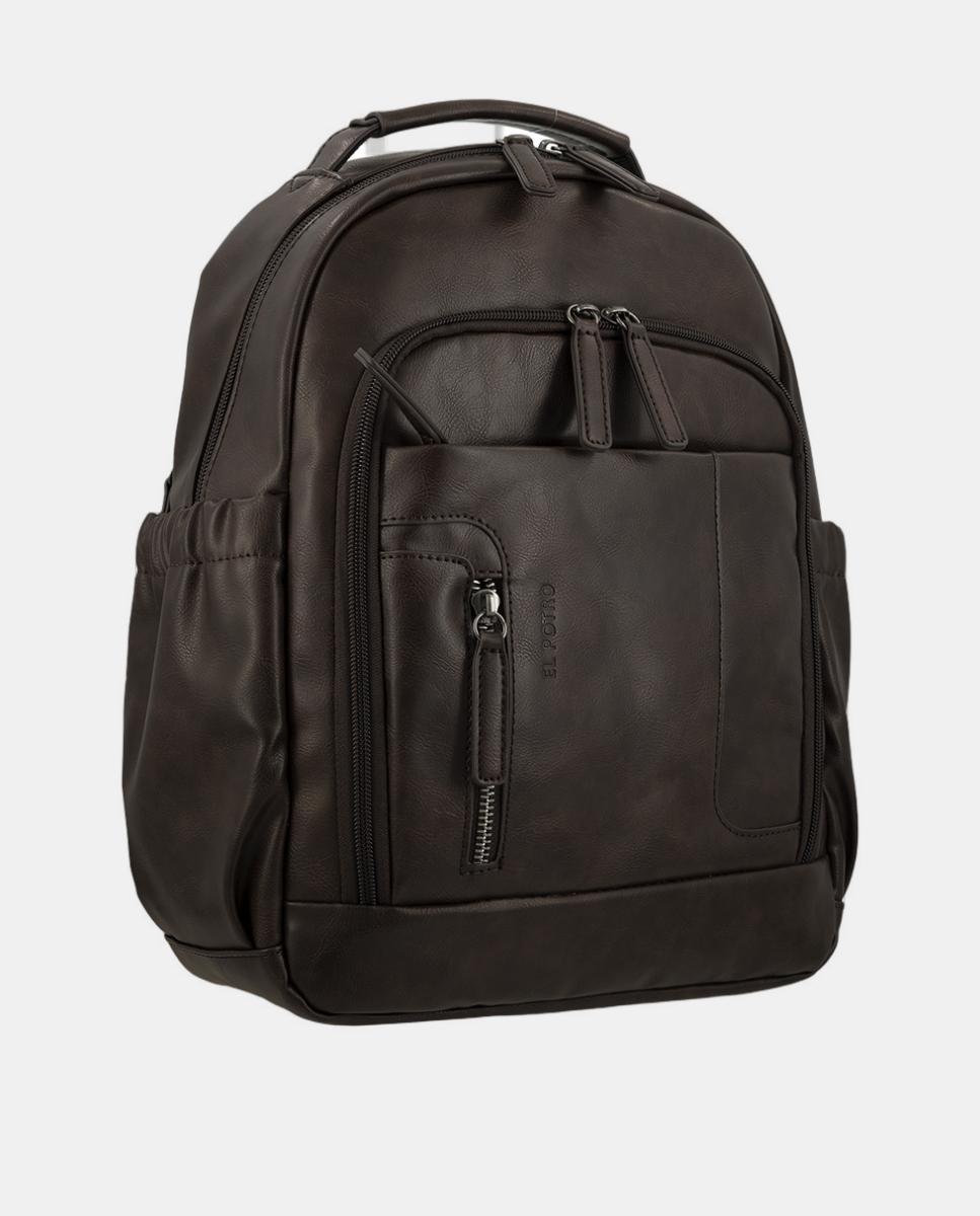 Mochila Business Castanho-2