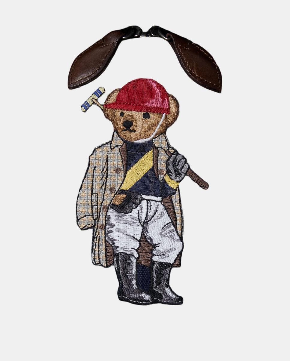 Mochila com Polo Bear e em Lona Fina Azul-marinho-6