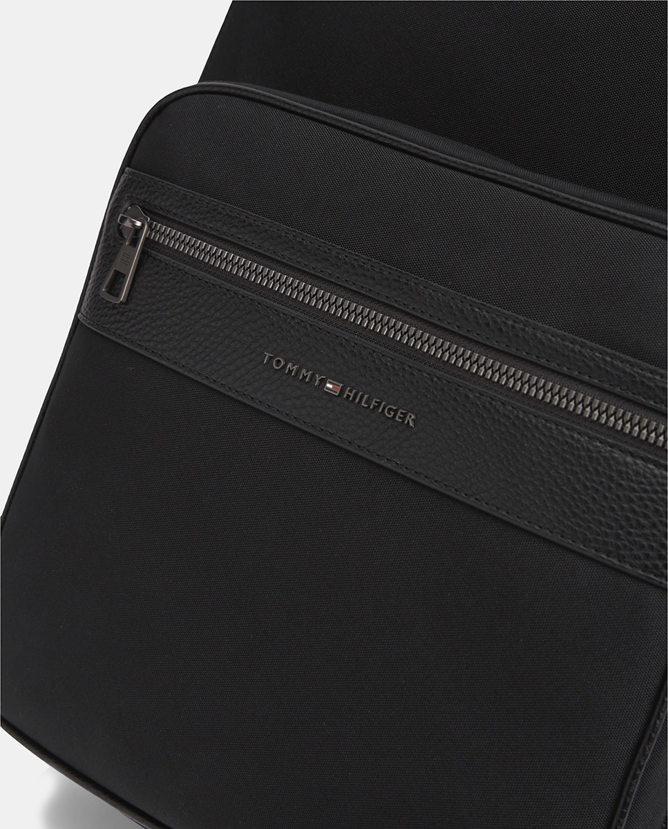 Mochila de poliéster reciclado de hombre. - Tommy Hilfiger - Negro Negro-5