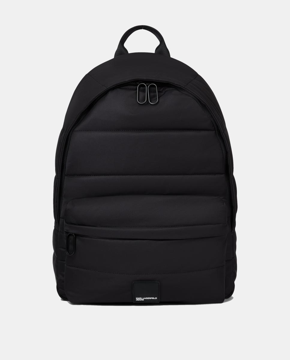 Imagen 0 de Mochila nailon acolchada de hombre. Negro