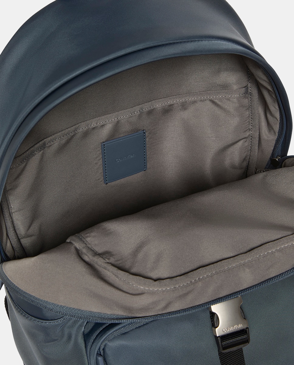 Mochila com Bolsos Azul-2