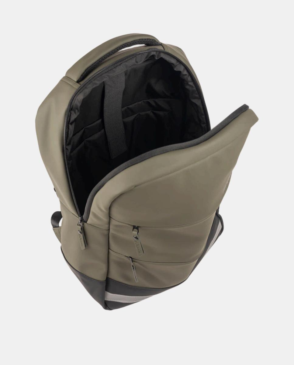 Imagen 4 de Mochila Hush Backpack, compacta y negra, para hombre. - Munich - Kaki Kaki