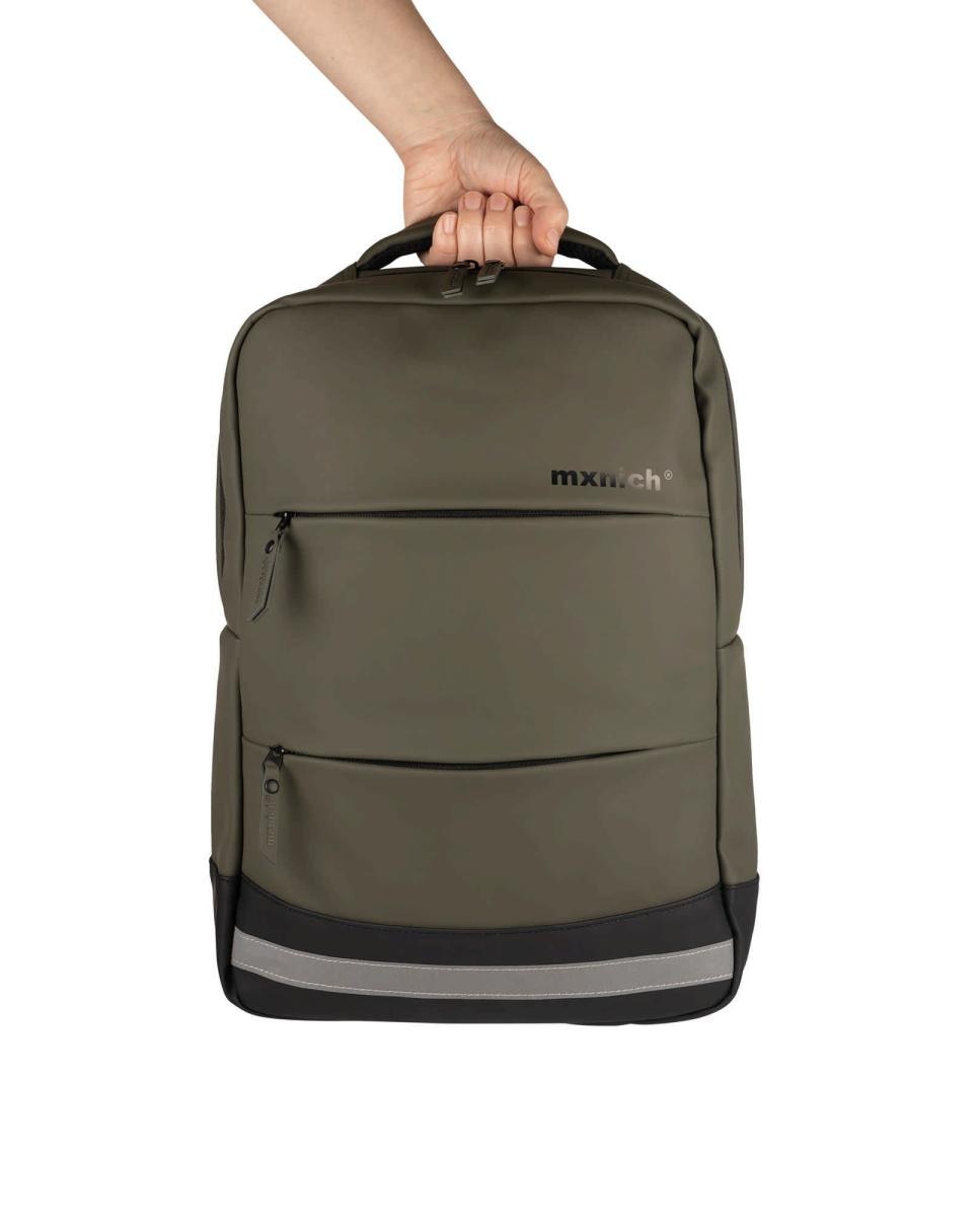 Imagen 5 de Mochila Hush Backpack, compacta y negra, para hombre. - Munich - Kaki Kaki