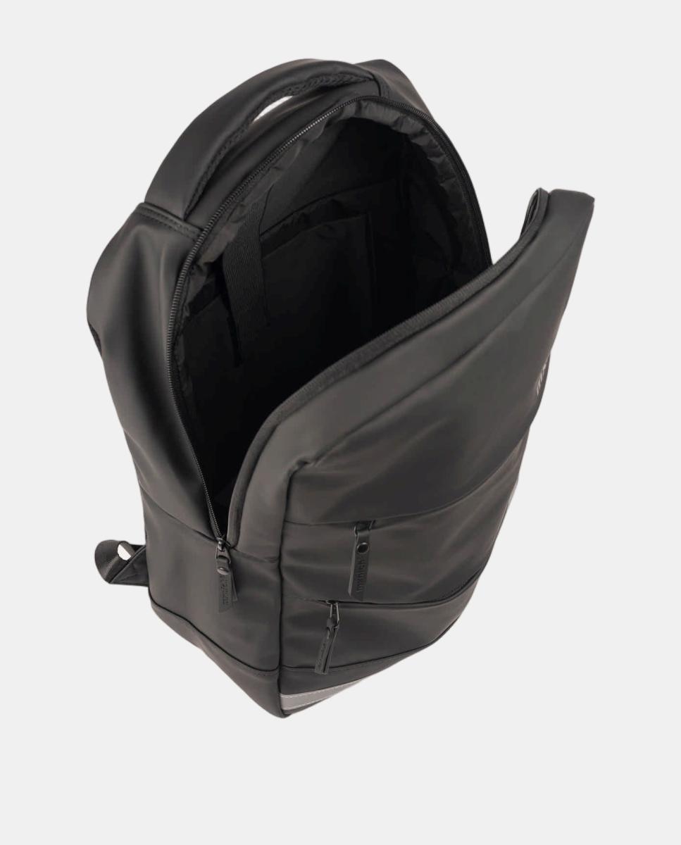 Imagen 4 de Mochila Hush Backpack, negra y resistente, para hombre. - Munich - Negro Negro